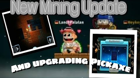 New Update Mining Update + Upgrading Pickaxe | Pixel Worlds
