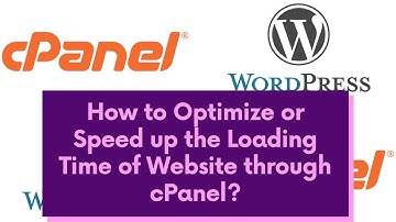How to Optimize or Speed up the Loading Time of Website with Compression in the cPanel?