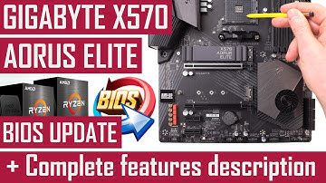 Gigabyte X570 Aorus Elite - Complete features description & How to update BIOS using Q-Flash Plus