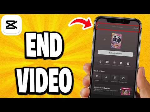 How To End Video On Capcut