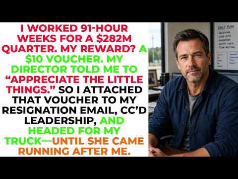 My Director Gave Me a $10 Voucher After a $282M Quarter—Then Ran Across the Parking Lot Begging Me