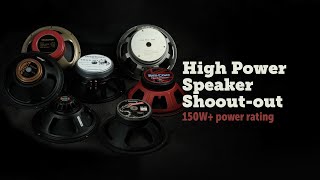 EVM 12L, Eminence and Celestion high power speaker shootout