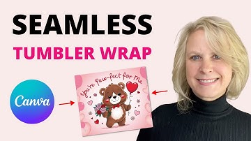 How to create a SEAMLESS Tumbler Design in Canva for FREE (beginner friendly)