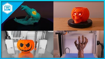 3D Print Halloween Decor Ideas #adafruit #3dprinting