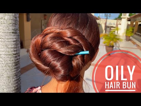 Oily hair bun (preview)