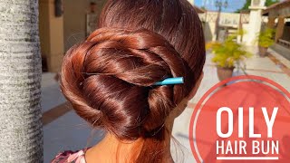 Oily hair bun (preview)