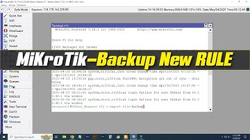 Backup Mikrotik | How to get backup mikrotik all script | Mikrotik