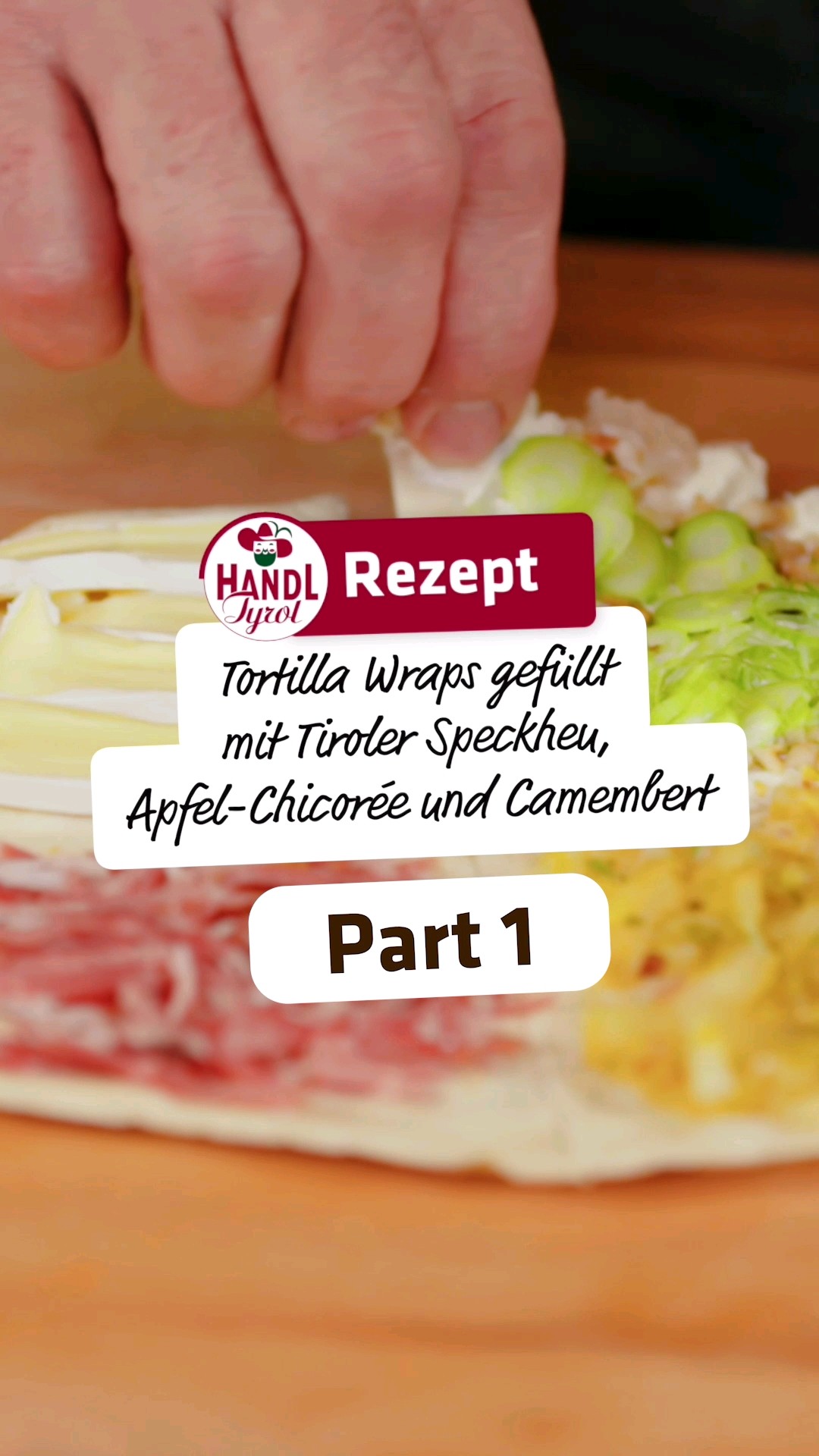 Part 1: Tortilla Wraps mit Tiroler Speck, Apfel und Camenbert - YouTube