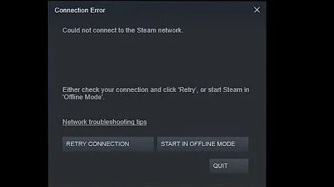 Could not connect to the Steam network [FIXED 2021]
