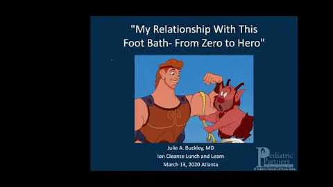Dr  Julie Buckley - My relationship with this foot...