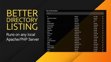 Better directory listing for localhost