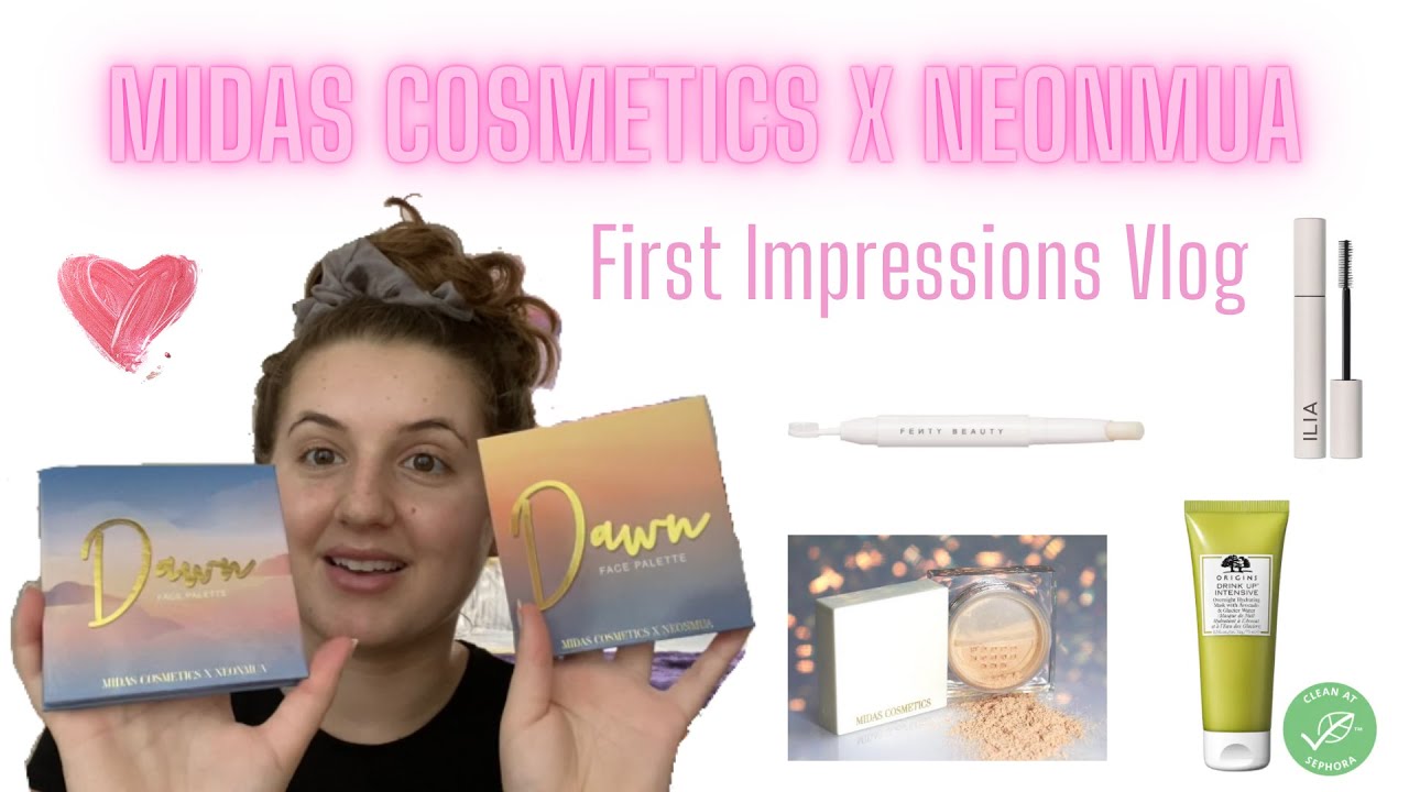 Midas Cosmetics x NeonMUA First Impressions Vlog