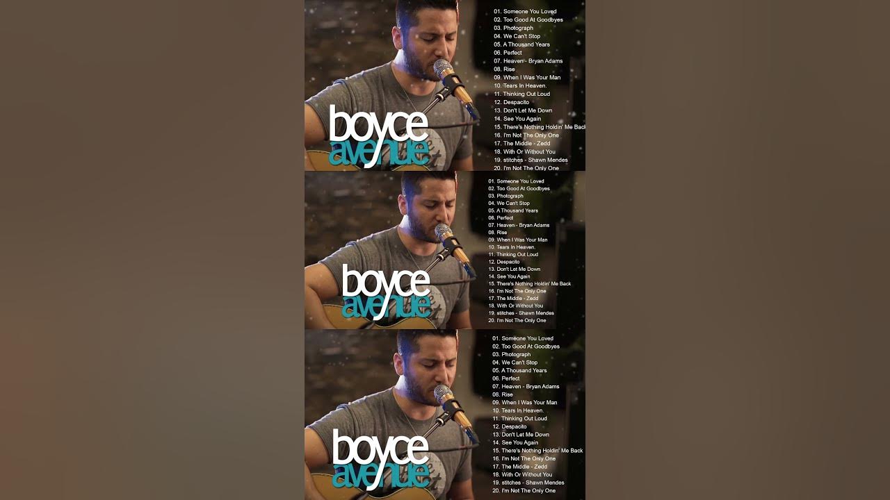 The Best Acoustic Covers of Popular Songs 2023  (Boyce Avenue)