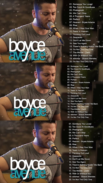 The Best Acoustic Covers of Popular Songs 2023  (Boyce Avenue)