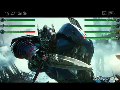 Autobots vs Decepticons with health bars | Transformer the last knight