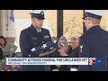 Community members attend funeral for unclaimed veteran