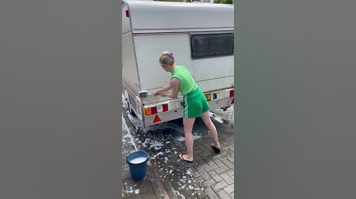 Hoe is het nu met.. onze caravan! Nog nooit zo schoon geweest! 🫧 #caravan #shorts  #schoonmaken