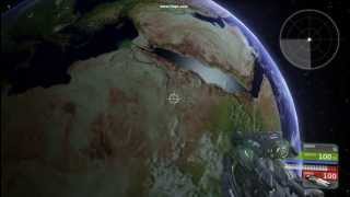 Learning UDK 2 - made a pretty sun and earth.