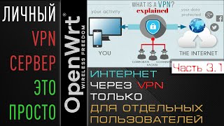 VPN только ДЛЯ ИЗБРАННЫХ пользователей | OpenWRT+OpenVPN