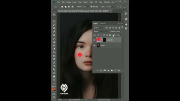 How To Add Blush On To The Face In Photoshop - #shorts Photoshop Tutorial
