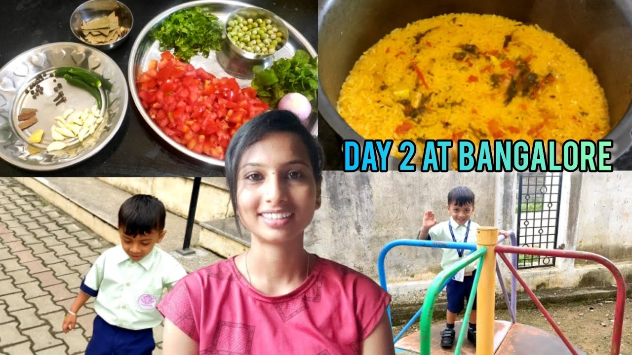 Day 2 at Bangalore Tomato bath recipe 😋 kannada vlogDaily vlog