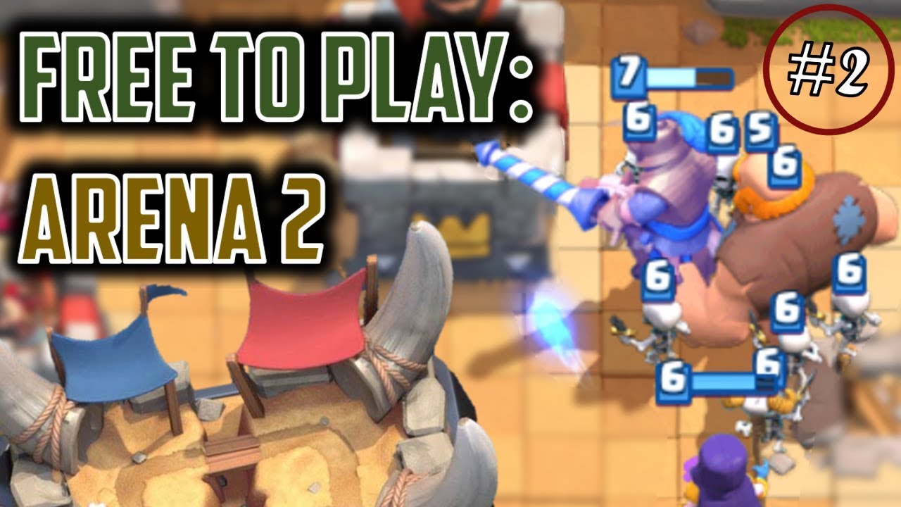 DESTROYING KIDS IN ARENA 1 // Clash Royale Free to Play Series Episode