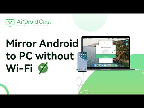 How to Mirror Android to PC without WiFi Cast Android Phone by AirDroidOfficial