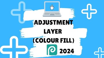 Photopea Essentials 2024 - How to use the Adjustment Layer - Colour Fill - No commentary