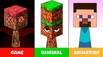 My New! Sprunki OC: Minecraft (Game Vs Original Vs Animation)