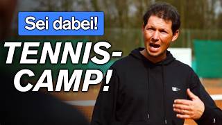 Ich lade dich zu meinem Tennis-Camp ein!