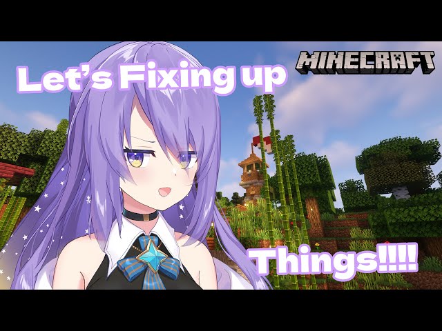 【Minecraft】i need to fixing up things?【Moona】のサムネイル