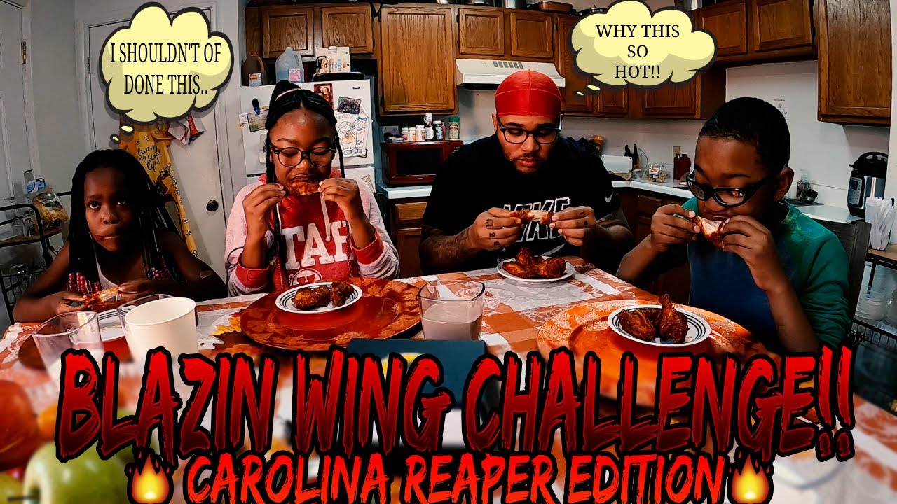 🔥🔥BUFFALO WILD WING CAROLINA REAPER BLAZIN🔥🔥WING CHALLENGE!! YouTube
