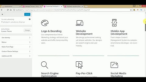Wordpress Theme Options Development (Part 5) Introduction of Theme Customisation in Wordpress