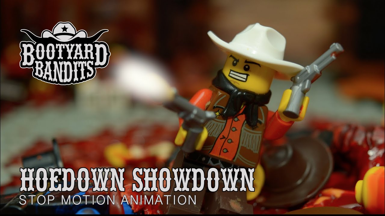 FUNNY LEGO STOP MOTION! Bootyard Bandits - Hoedown Showdown (Official Music Video)