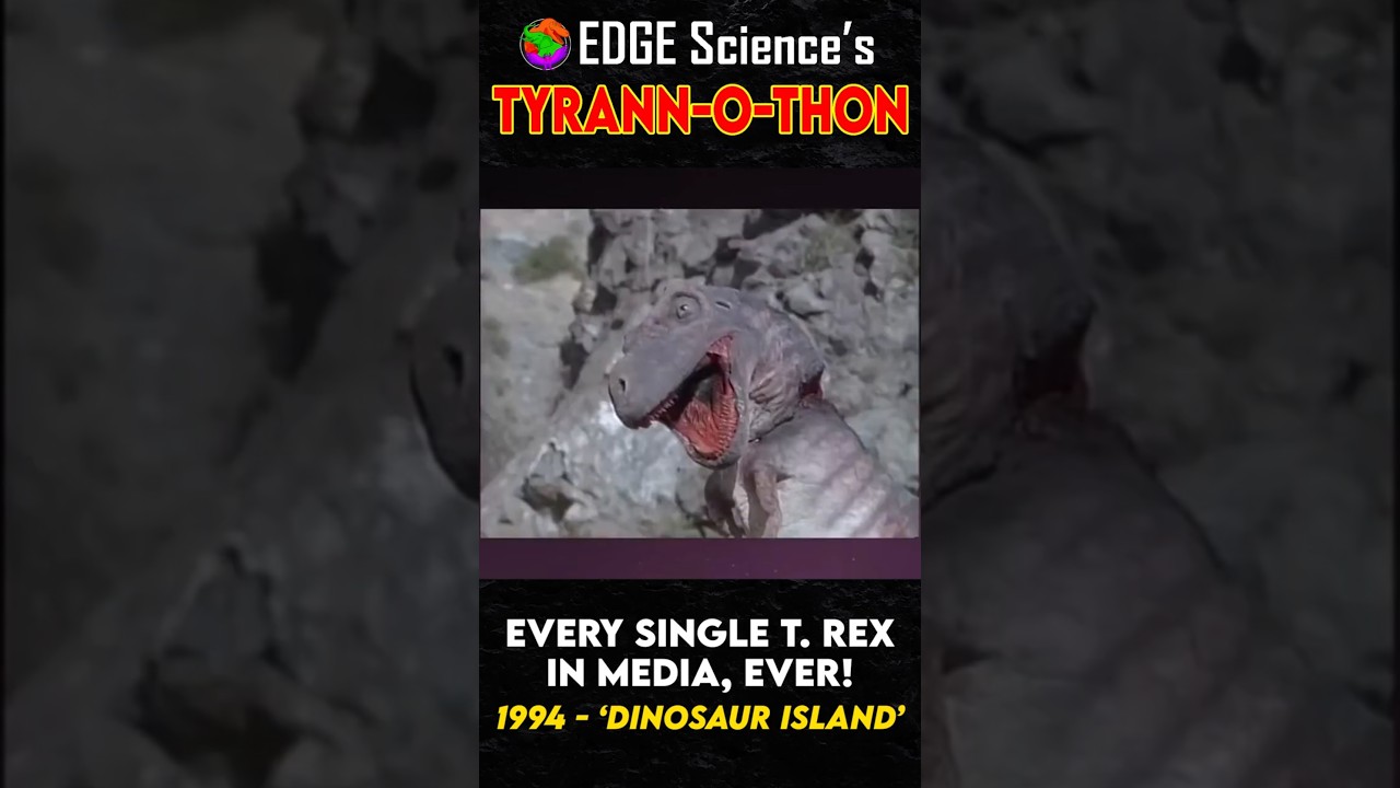 Every T. rex In Media, Ever! - 1994 - 'Dinosaur Island' | Tyrann-O-Thon #shorts