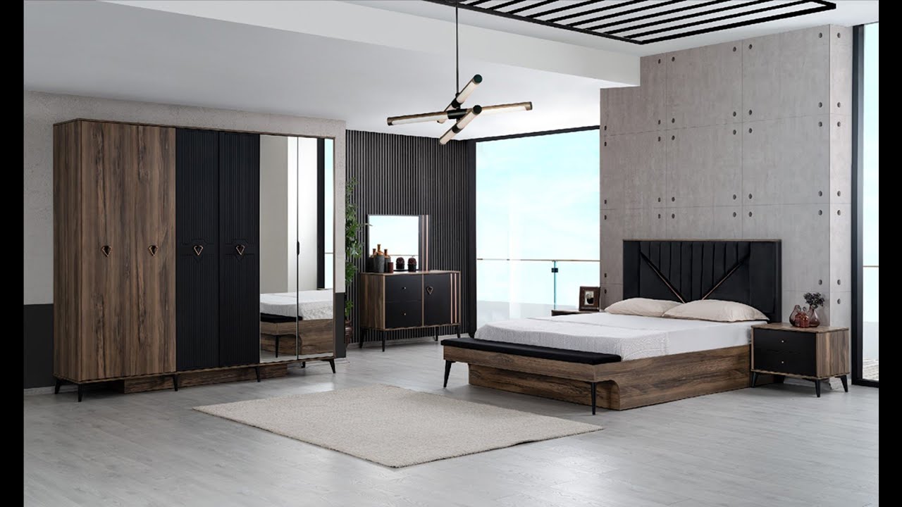 Evkur Collection Siyah Puflu Zen Yatak Odası Takımı Ürün İnceleme