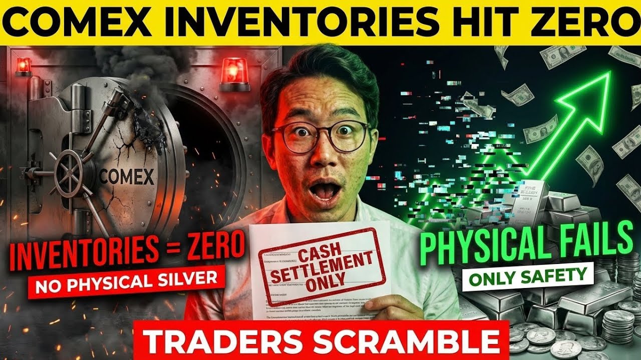 COMEX INVENTORIES HIT ZERO Traders Scramble as Settlement in Cash Clause Activates