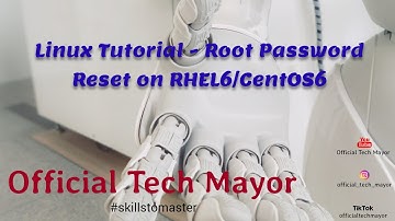 How to Reset Root Password on Linux RHEL6 and CentOS6