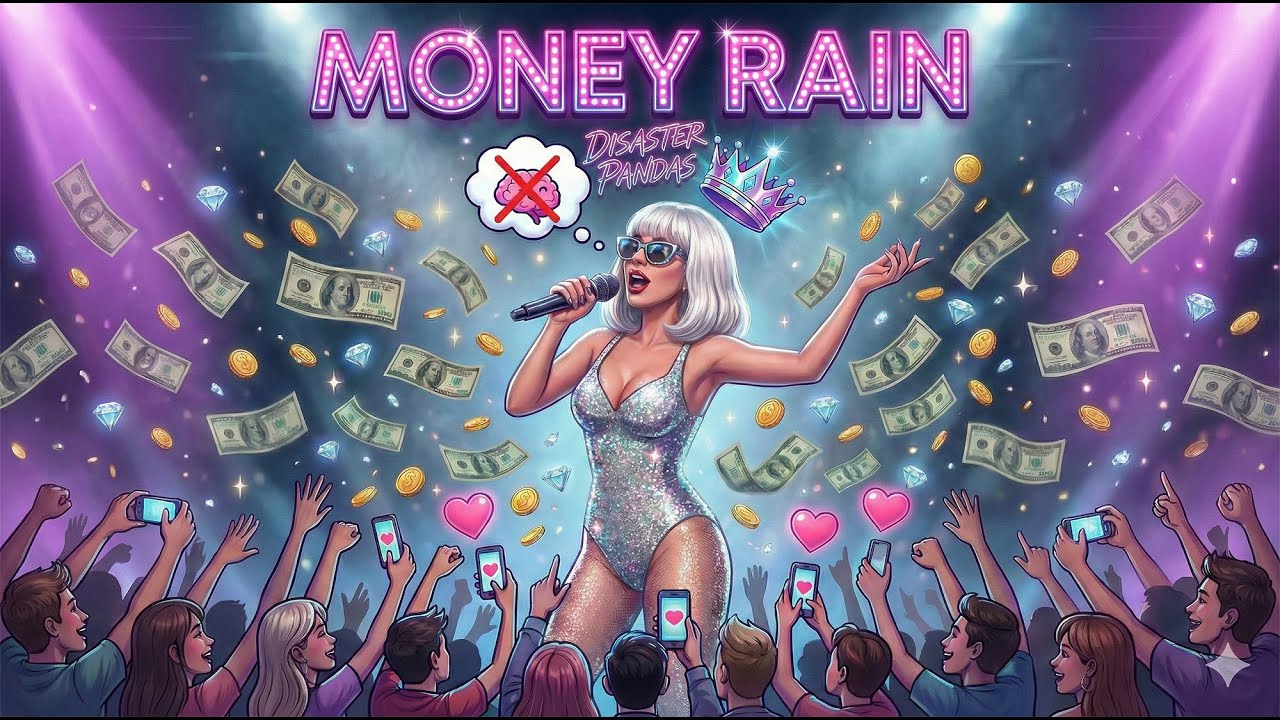 Money Rain - A Catchy Pop Song About Girls Making Money Online  | Disaster Pandas