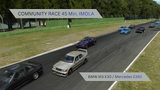 |🏁 AC-EVO 🏁 | Community-Race | 45Min. Imola | BMW M3 E30 | Das erste Mal Podium