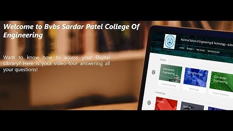 BVBs Sardar Patel College of Engineering Digital Library by Knimbus - A Quick Tutorial