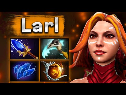 Видео: Ларл на магической Лине показывает скилл! - Larl Lina 7.34 DOTA 2