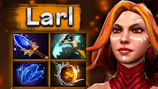 Ларл на магической Лине показывает скилл! - Larl Lina 7.34 DOTA 2