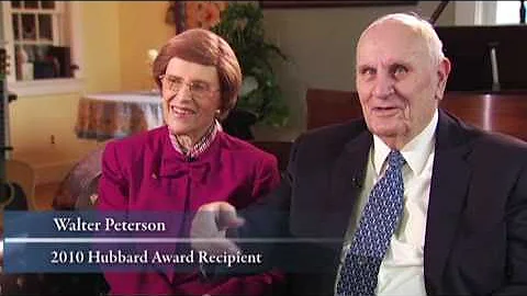 Gov. Walter and Dorothy Peterson: 2010 Hubbard Awa...