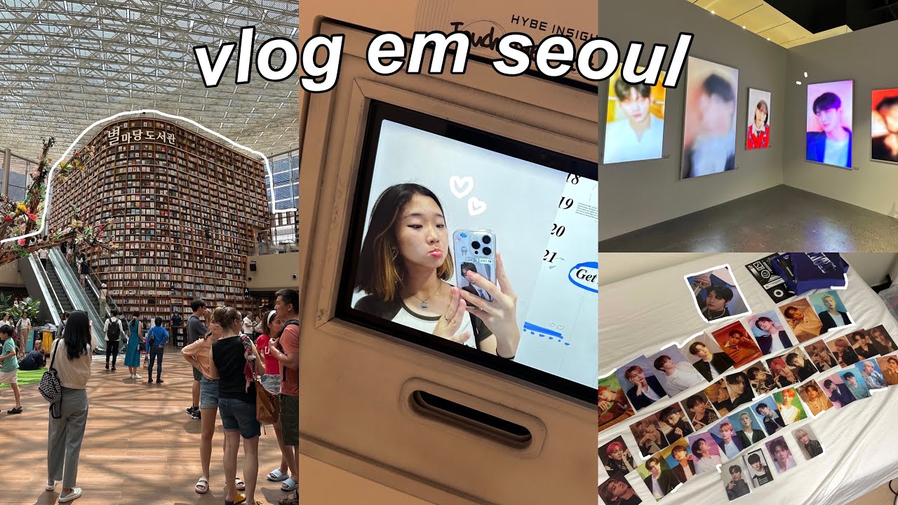 um dia em seoul 🇰🇷 | hybe insight, coex mall, lojinha de kpop, comprinhas, últ dia de férias etc