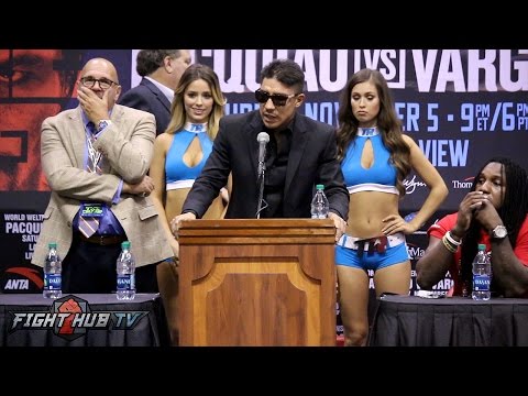 Manny Pacquiao vs Jessie Vargas Full Post Fight Press Conference video