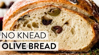 No Knead Olive Bread | Sally&#39;s Baking Recipes