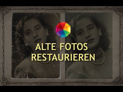 Alte Fotos Restaurieren 5 Minuten Reparatur Ohne Photoshop Youtube