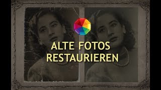 Alte Fotos Restaurieren 5 Minuten Reparatur Ohne Photoshop Youtube