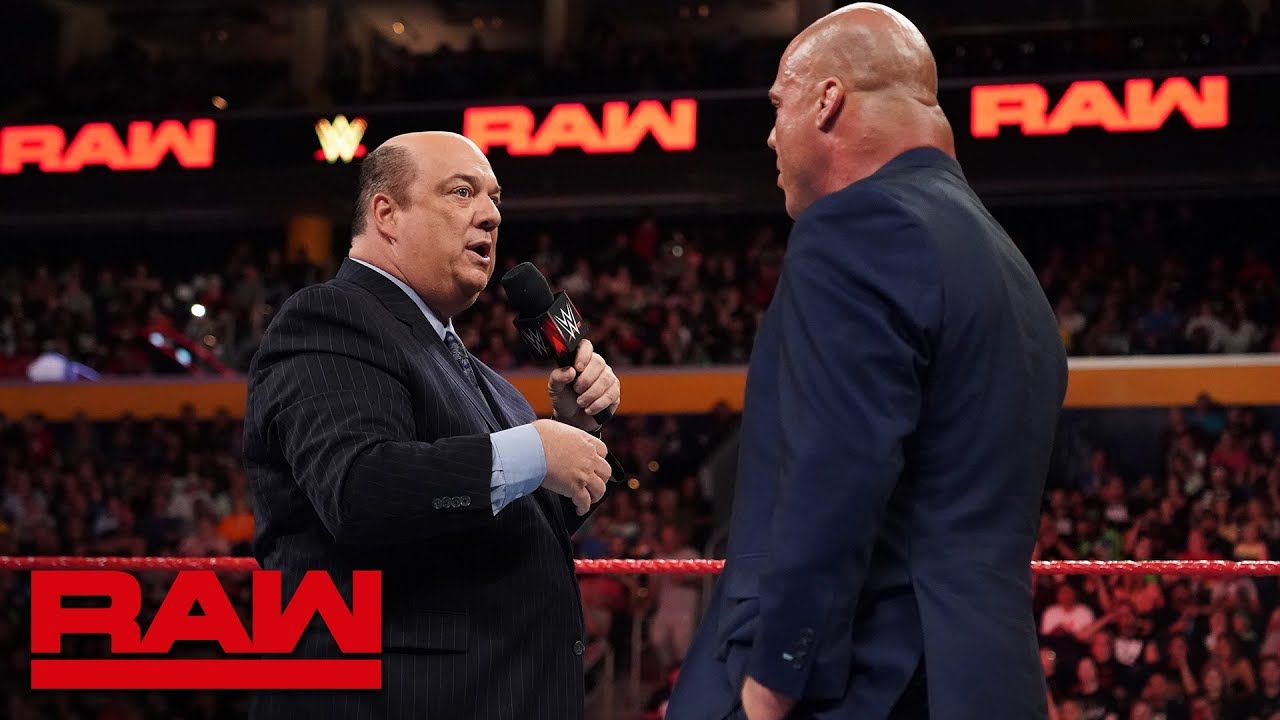 Paul Heyman answers Kurt Angle's ultimatum: Raw, July 16, 2018